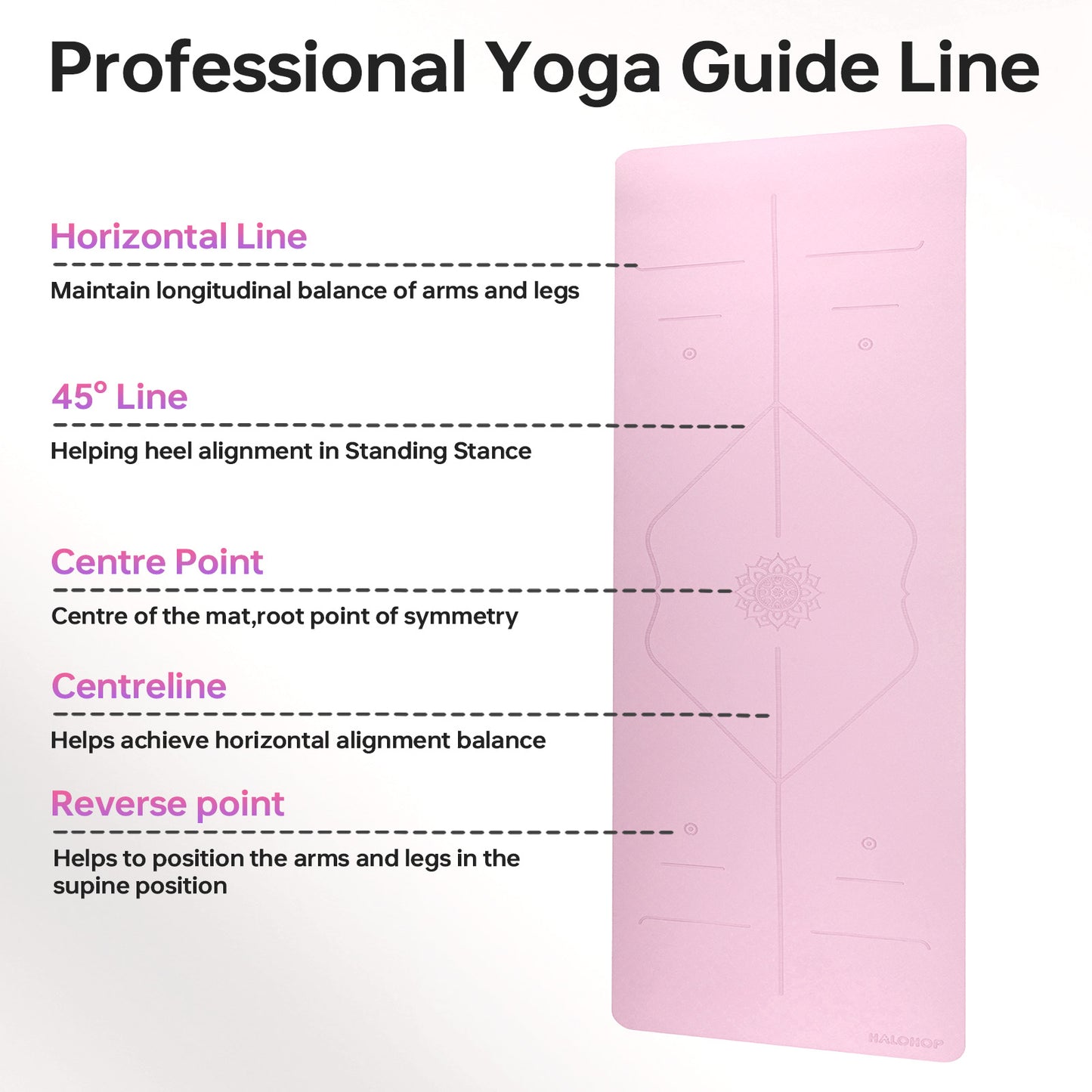 Yoga Mat-Pink